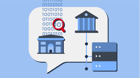 A bank uses predictive intelligence from the National Shared DatabaseSM resource to prevent deposit fraud.  