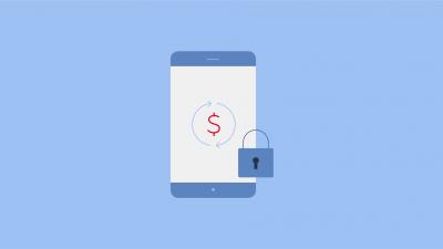 secure mobile banking on phone